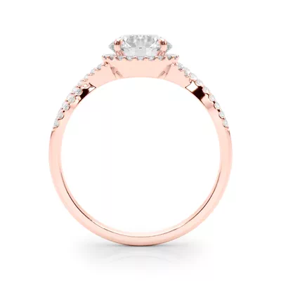 Leanna Halo Engagement Ring