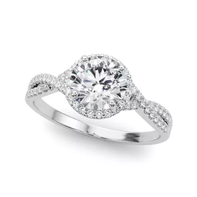 Leanna Halo Engagement Ring
