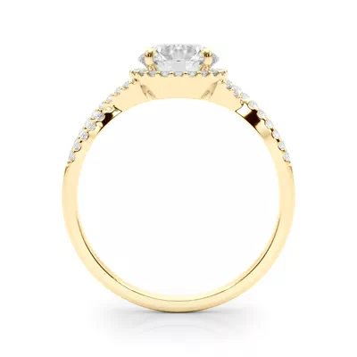 Leanna Halo Engagement Ring