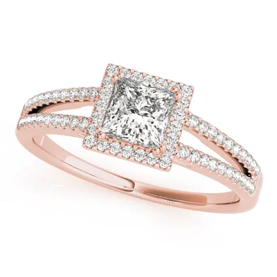 Aubrielle Halo Engagement Ring