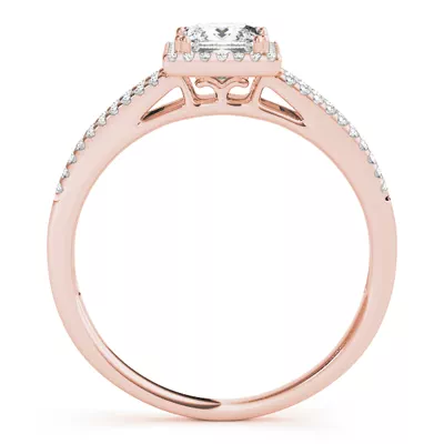 Aubrielle Halo Engagement Ring