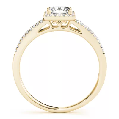 Aubrielle Halo Engagement Ring