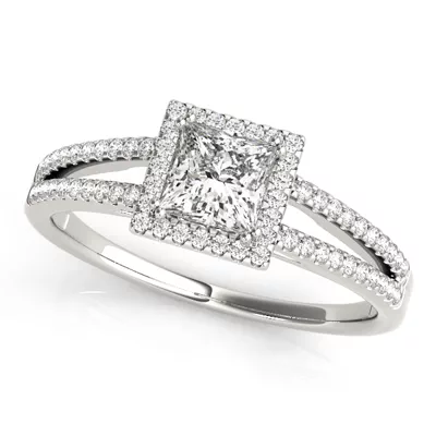Aubrielle Halo Engagement Ring