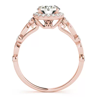 Cora Halo Engagement Ring