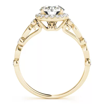 Cora Halo Engagement Ring