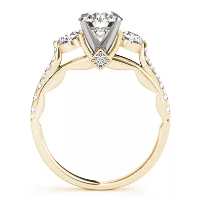 Jayla Three Stone Engagement Ring