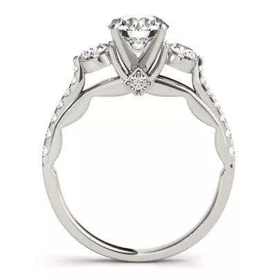 Jayla Three Stone Engagement Ring