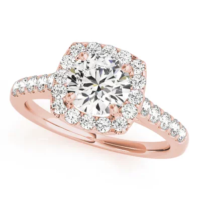 Victoria Halo Engagement Ring
