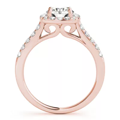 Victoria Halo Engagement Ring