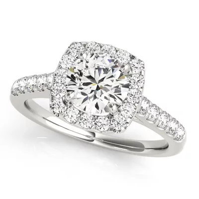 Victoria Halo Engagement Ring