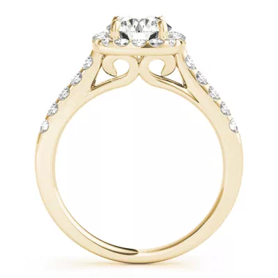 Victoria Halo Engagement Ring