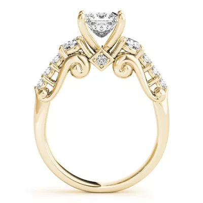 Everett Three Stone Engagement Ring
