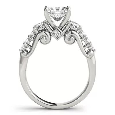 Everett Three Stone Engagement Ring