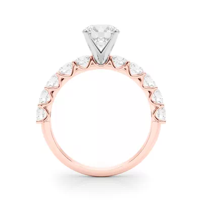 Kinsey Shared Prong Diamond Engagement Ring