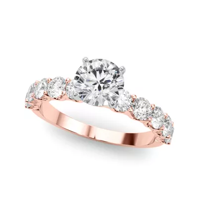 Altrice Shared Prong Diamond Engagement Ring
