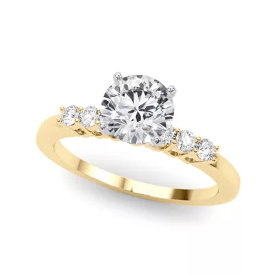 Janice Shared Prong Engagement Ring