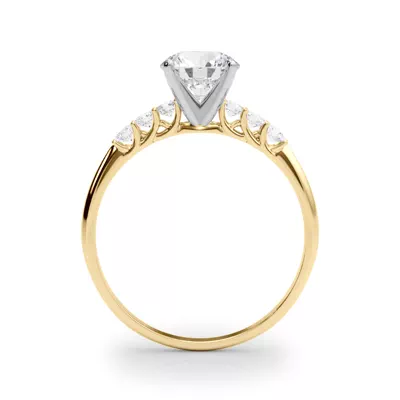 Vallie Shared Prong Engagement Ring