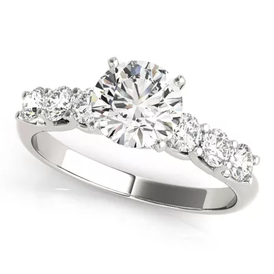 Monica Shared Prong Engagement Ring