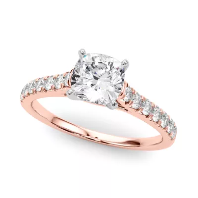 Rhya French Pavé Diamond Engagement Ring