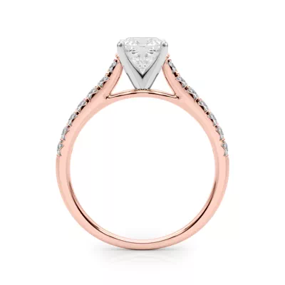 Rhya French Pavé Diamond Engagement Ring