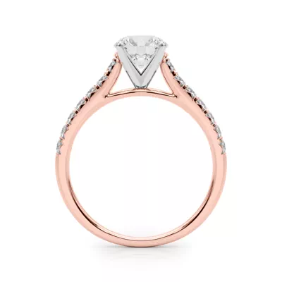 Rhya French Pavé Diamond Engagement Ring
