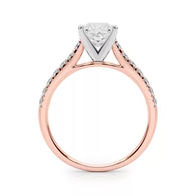 Rhya French Pavé Diamond Engagement Ring