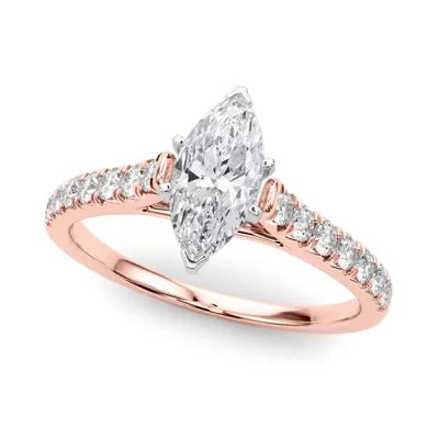 Rhya French Pavé Diamond Engagement Ring