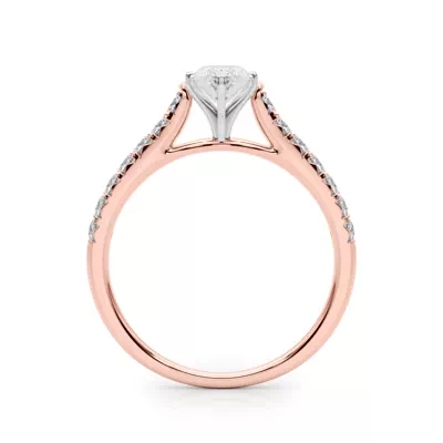 Rhya French Pavé Diamond Engagement Ring