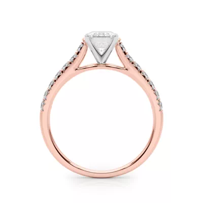 Rhya French Pavé Diamond Engagement Ring