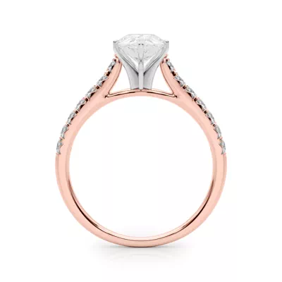 Rhya French Pavé Diamond Engagement Ring