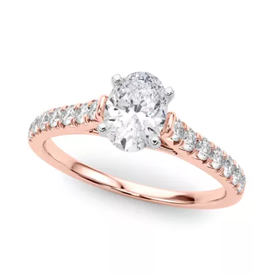 Rhya French Pavé Diamond Engagement Ring