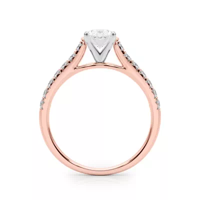 Rhya French Pavé Diamond Engagement Ring