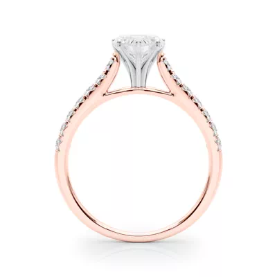 Rhya French Pavé Diamond Engagement Ring