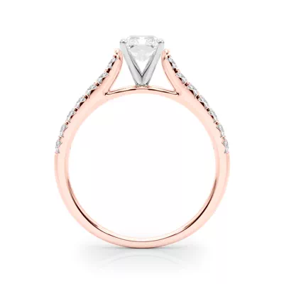 Rhya French Pavé Diamond Engagement Ring