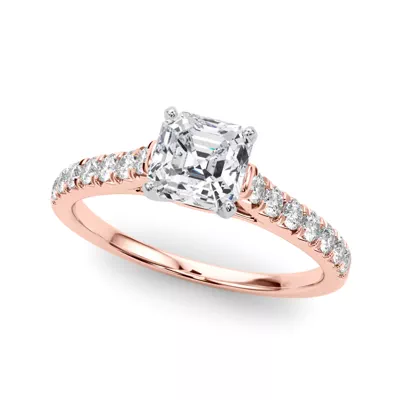 Rhya French Pavé Diamond Engagement Ring
