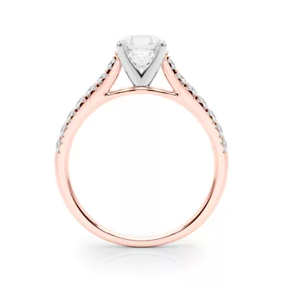 Rhya French Pavé Diamond Engagement Ring