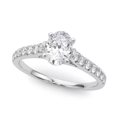 Rhya French Pavé Diamond Engagement Ring