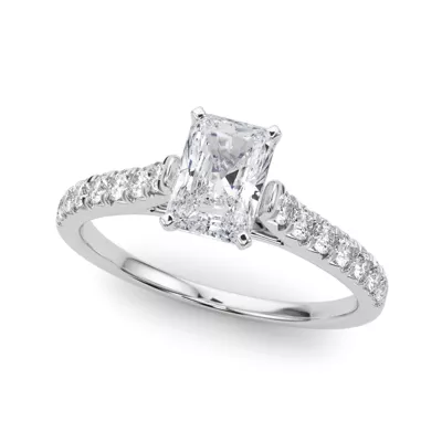 Rhya French Pavé Diamond Engagement Ring