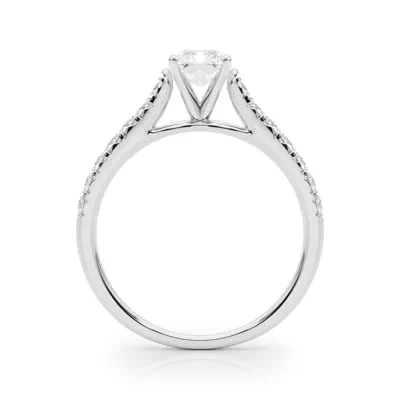Rhya French Pavé Diamond Engagement Ring