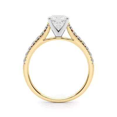 Rhya French Pavé Diamond Engagement Ring