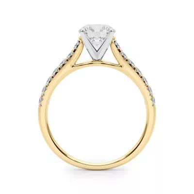 Rhya French Pavé Diamond Engagement Ring