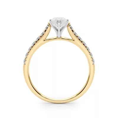 Rhya French Pavé Diamond Engagement Ring