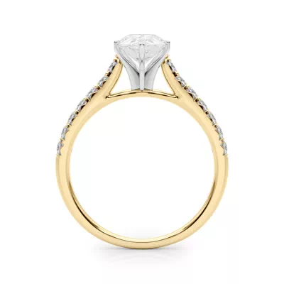 Rhya French Pavé Diamond Engagement Ring