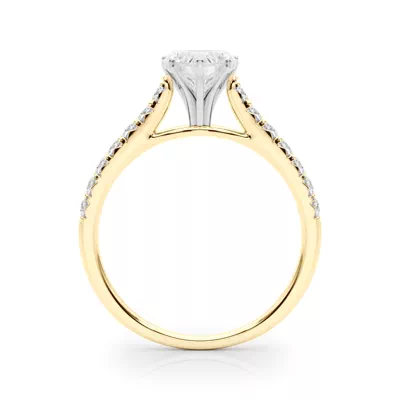 Rhya French Pavé Diamond Engagement Ring