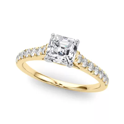Rhya French Pavé Diamond Engagement Ring