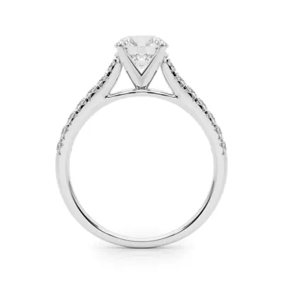 Rhya French Pavé Diamond Engagement Ring