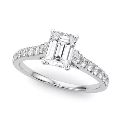 Rhya French Pavé Diamond Engagement Ring