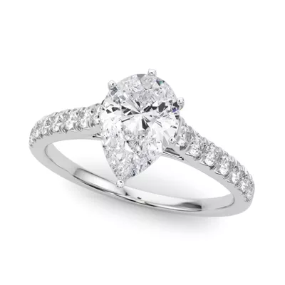 Rhya French Pavé Diamond Engagement Ring