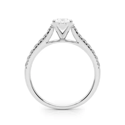 Rhya French Pavé Diamond Engagement Ring