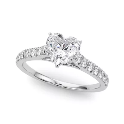 Rhya French Pavé Diamond Engagement Ring